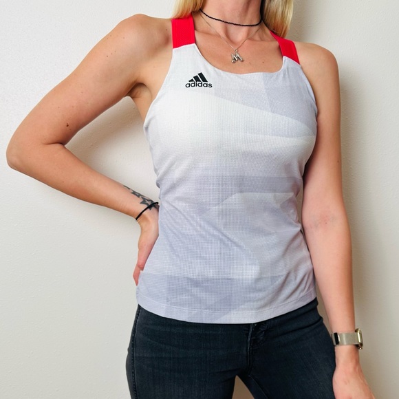 New Adidas Y Olymp Heat.RDY Sleeveless T-Shirt - Picture 2 of 10